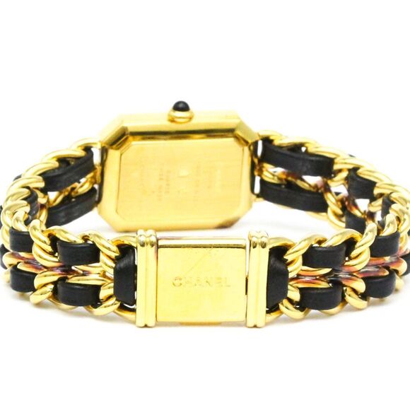 CHANEL Premiere Size L Gold Plated Quartz Ladies Watch H0001 BF582982 - Picture 5 of 9